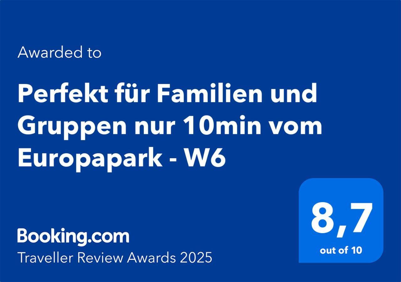 Appartement Perfekt Fuer Familien Und Gruppen Nur 10Min Vom Europapark - W6 à Ettenheim Extérieur photo